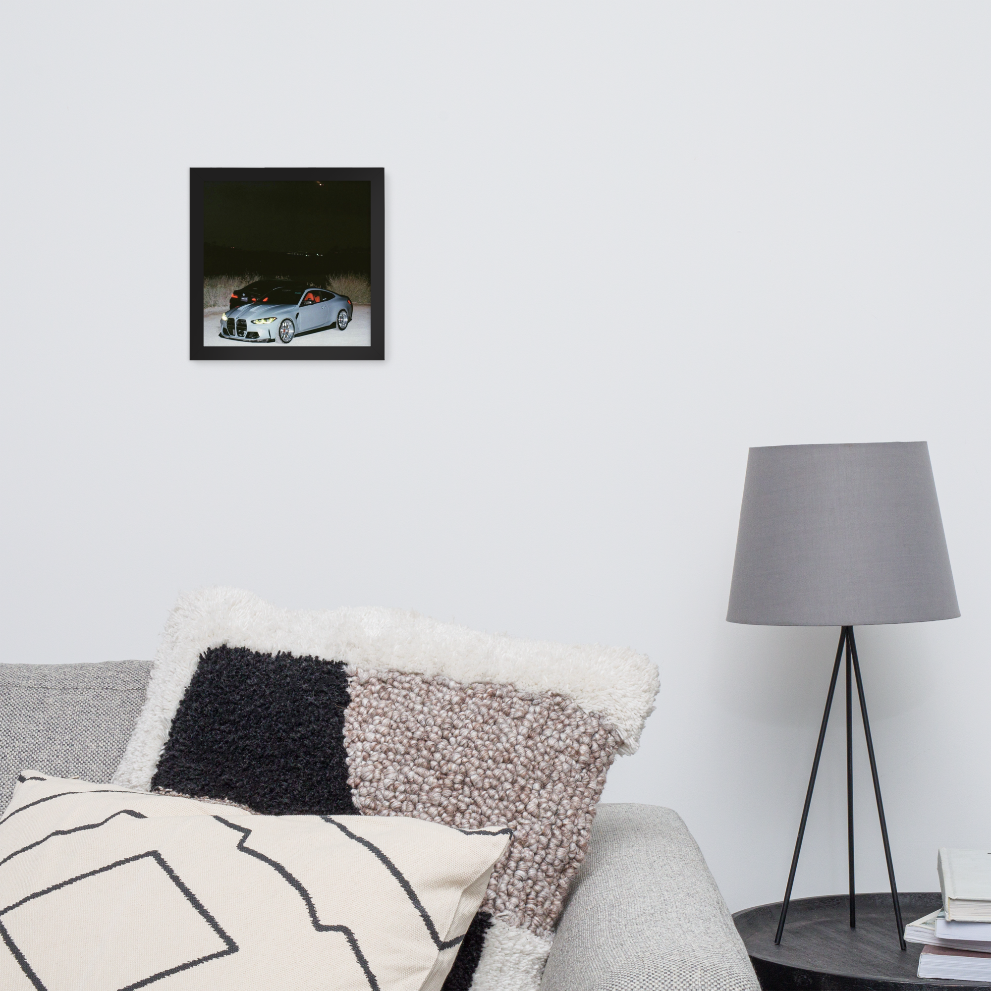 BMW G82 M4 Framed Poster — Black Frame