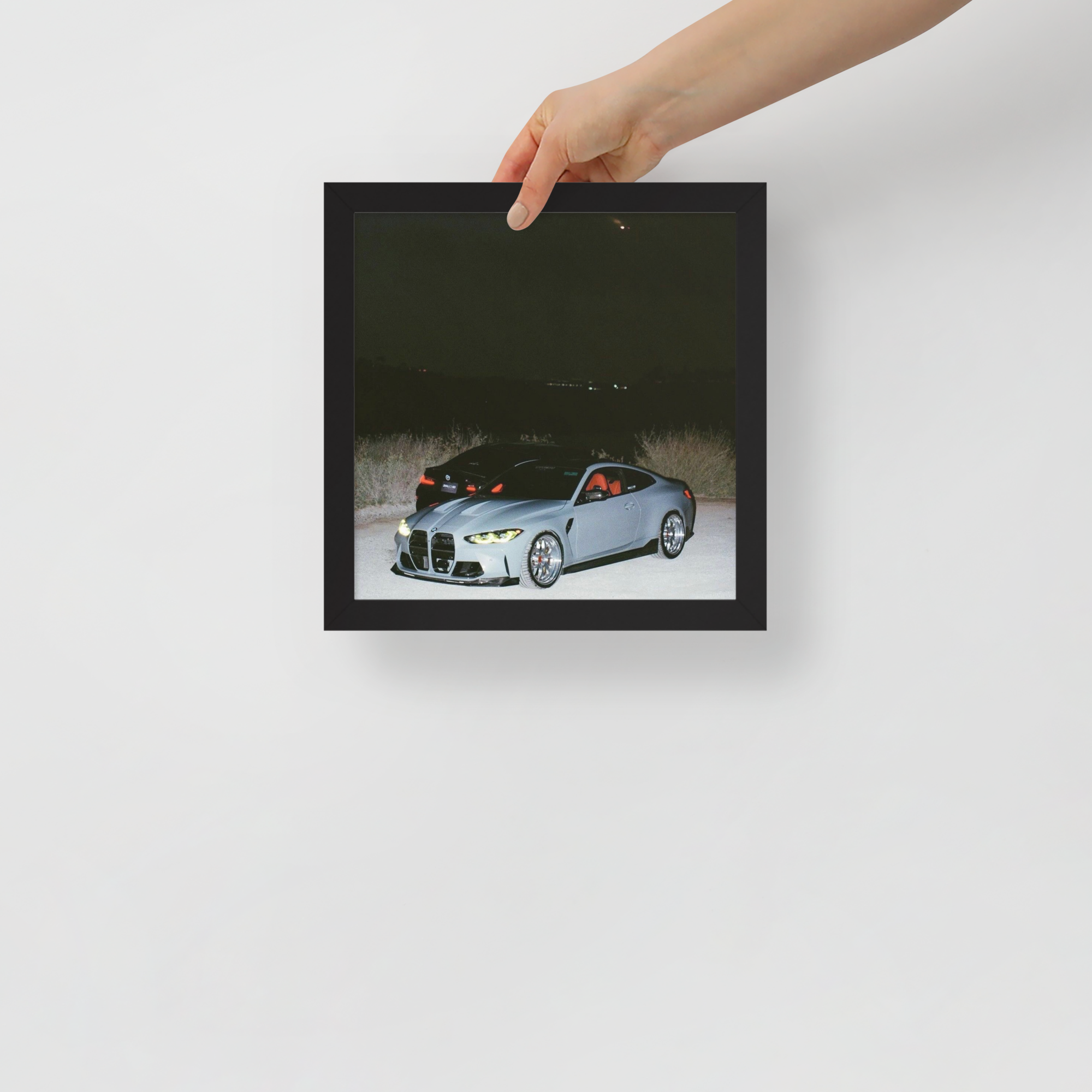 BMW G82 M4 Framed Poster — Black Frame